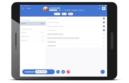Nephroflow - Process-driven dialysis software