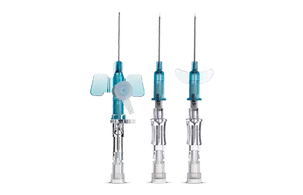 SAFETOUCH™ CATHETER WINGED WITH INJECTION PORT