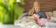 NIPRO- mother and child relaxing